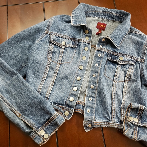 juniors blue jean jacket